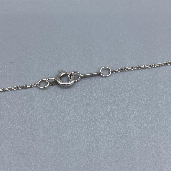 Authentic Tiffany & Co. 925 Sterling Silver Paloma Picasso Loving Heart Necklace - Picture 8 of 10